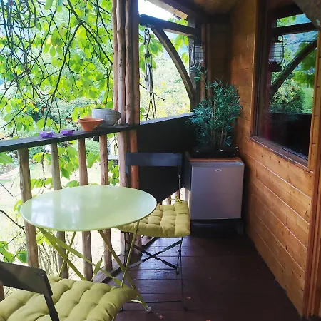 Cabane Cerise Dans L'Arbre Etapeboisee Fumay Exterior foto